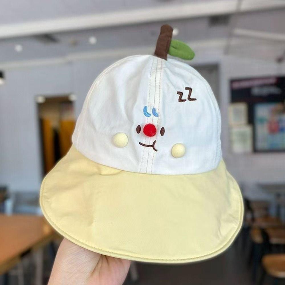 Wide Brim Baby Hat Adjustable Duck Tongue Cap New Sun Hat Outdoor
