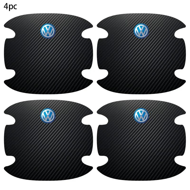 

Защитные пленки-наклейки на ручки-чаши дверей автомобиля Аксессуары Для Volkswagen GTI R-Line R Polo Golf T5 Passat Magotan CC Santana GTS