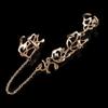 Silver/Gold Punk Armor Double Ring Knuckle Gothic Full Finger
