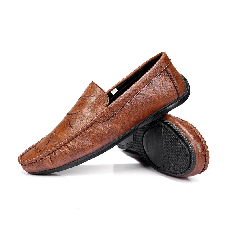 Mode Herrenschuhe Männlich Bequemer Fahrschuh Leder Herren Allround Freizeitschuhe Herren Slipper Business Schuhe Heißer Verkauf Loafer Herren