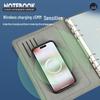 Business Notebook with Wireless Charging, Clock Display & Custom Logo