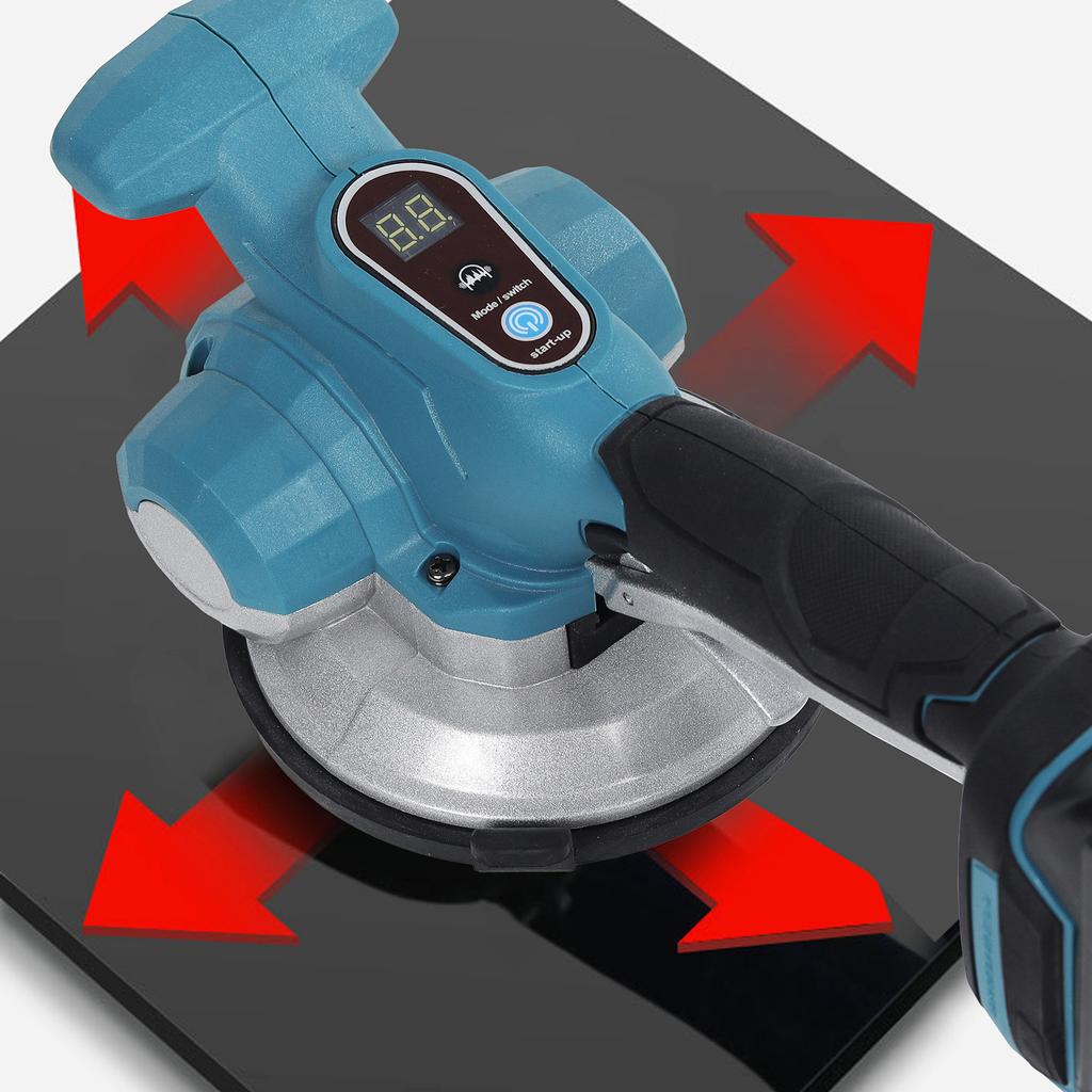 Tile Vibration Levelling Machine 21V Battery Tiling Tool with 6 Speed High Loading Capacity Wall Floor Tiles Laying Vibrating Tool Enla