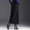 2025 Autumn/Winter Fashionable Women's Thick Wool Bodycon Midi Skirt