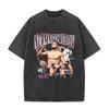 Gewaschenes Vintage Khabib Boxen Grafik T-Shirt Herren Damen Fitnessstudio Fitness Übergroßes T-Shirt Herren Mode Trend T-Shirt s Streetwear