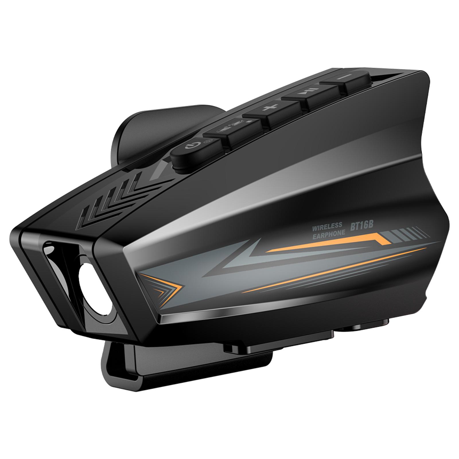 Мотошлем BT Гарнитура Водонепроницаемые Мотоциклетные Наушники с Фонариком Беспроводные BT Наушники для Всех Шлемов