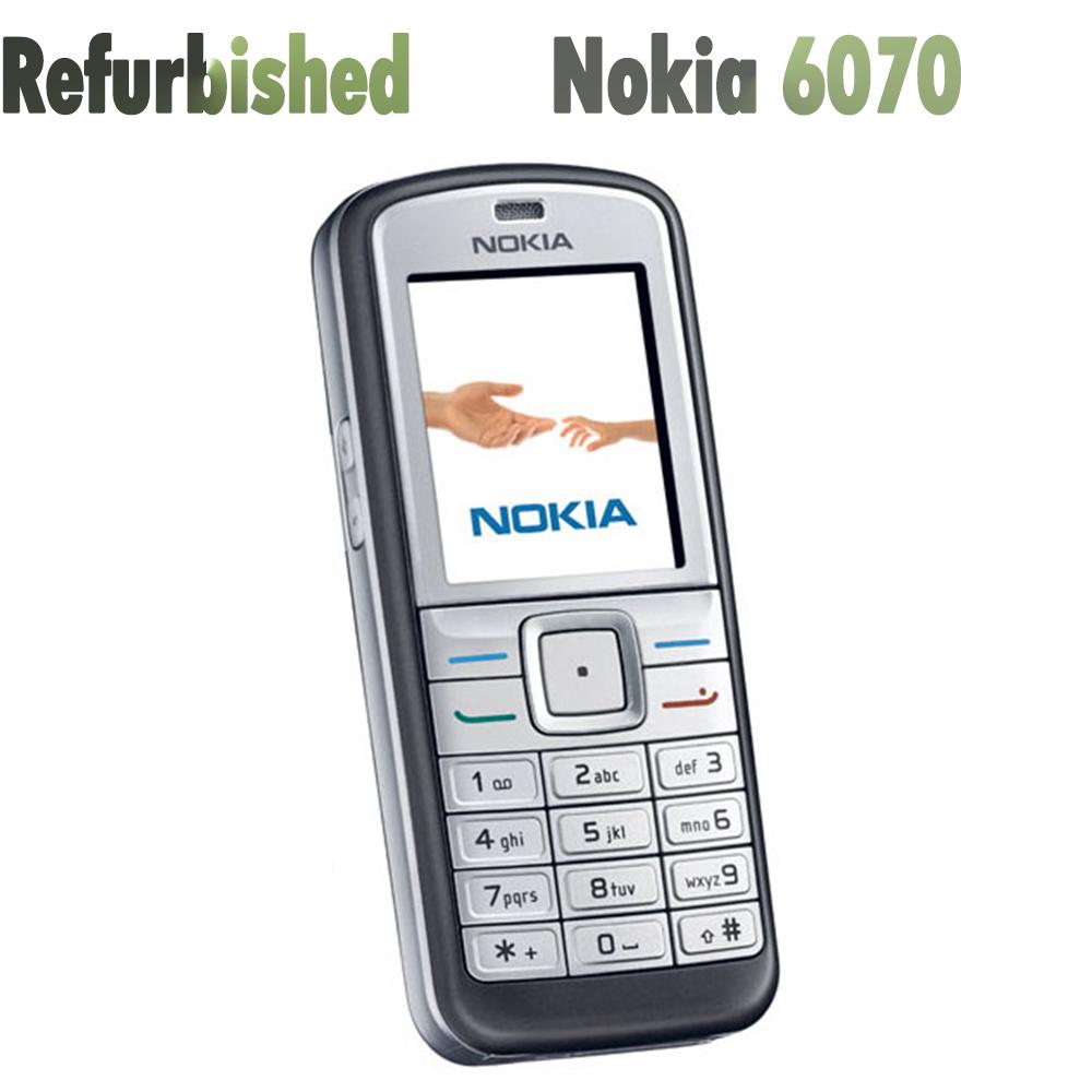 Nokia Black Refurbished Original 6070 Mobile Phone With 1 Sim