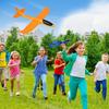 Rubber Band Launch Foam Airplanes 13.5" Throwing Plane Glider Outdoor Catapult Slings Plane Toy Flying Gifts for Kids
