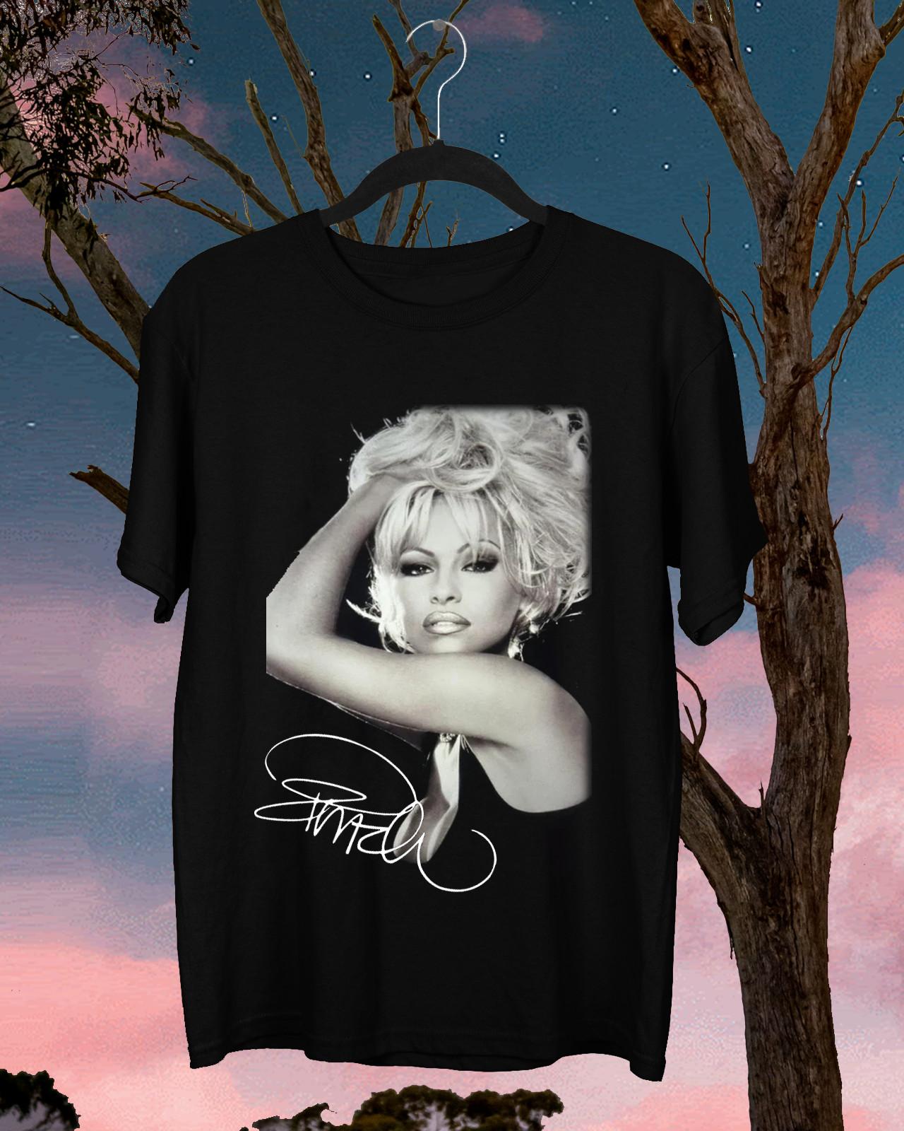 Pamela Anderson Signature Classic Black All Size Unisex Shirt S