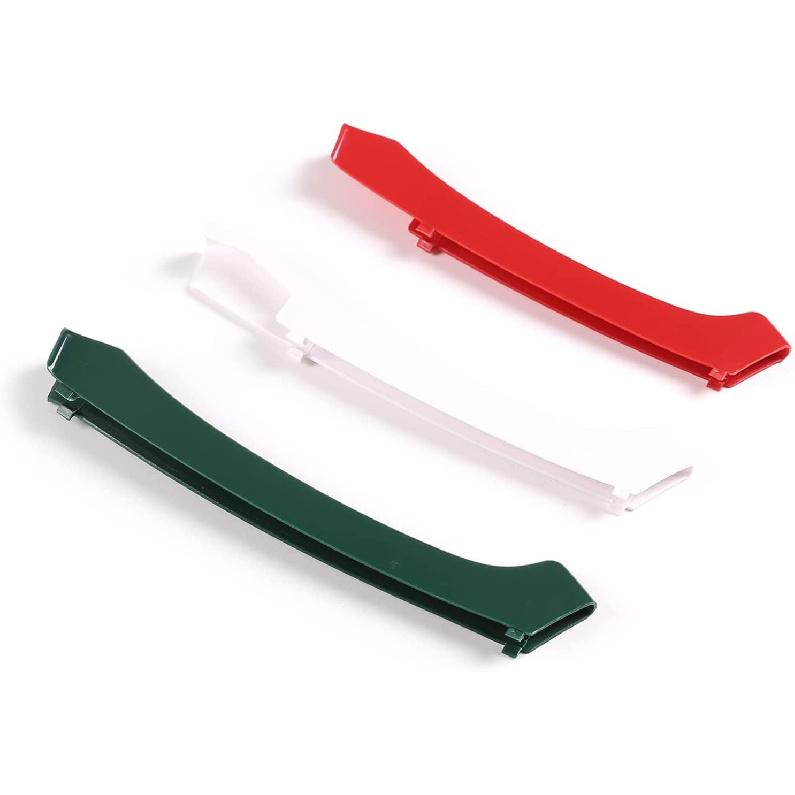 LLKUANG Three-Colored Stripe Grille Insert Trims Compatible with Maserati Ghibli 2014 2015 2016 2017 3PCS