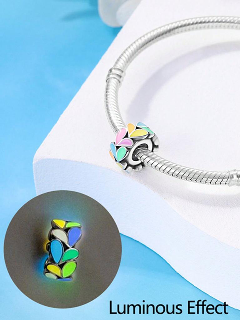 Gemstone Starry Sky Beadsclips And Spacers Charm Silve Plated Fit Charms Copper Originalbracelet For Jewelry Making Diy Charm