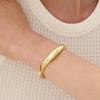 Hyeres-lor Champagne Moon (Y) Chunky Cuff Bangle HL2B56224YB