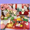 Cat Cherry Blossom Resin Decor With Dancer Cat Figurine For Home Decor