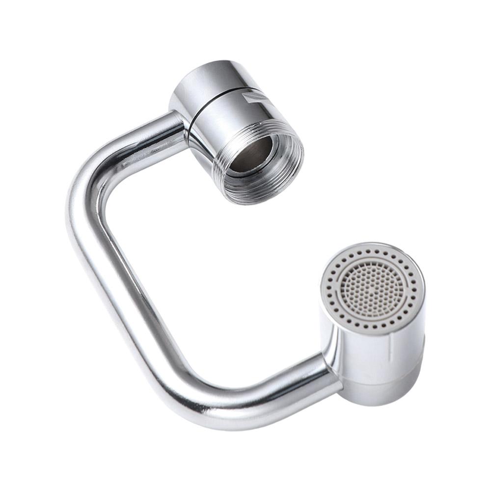 U Shaped Faucet Extender Zinc Zinc Alloy Faucet Nozzle Adapter Practical Rotating Spray Faucet Bathroom