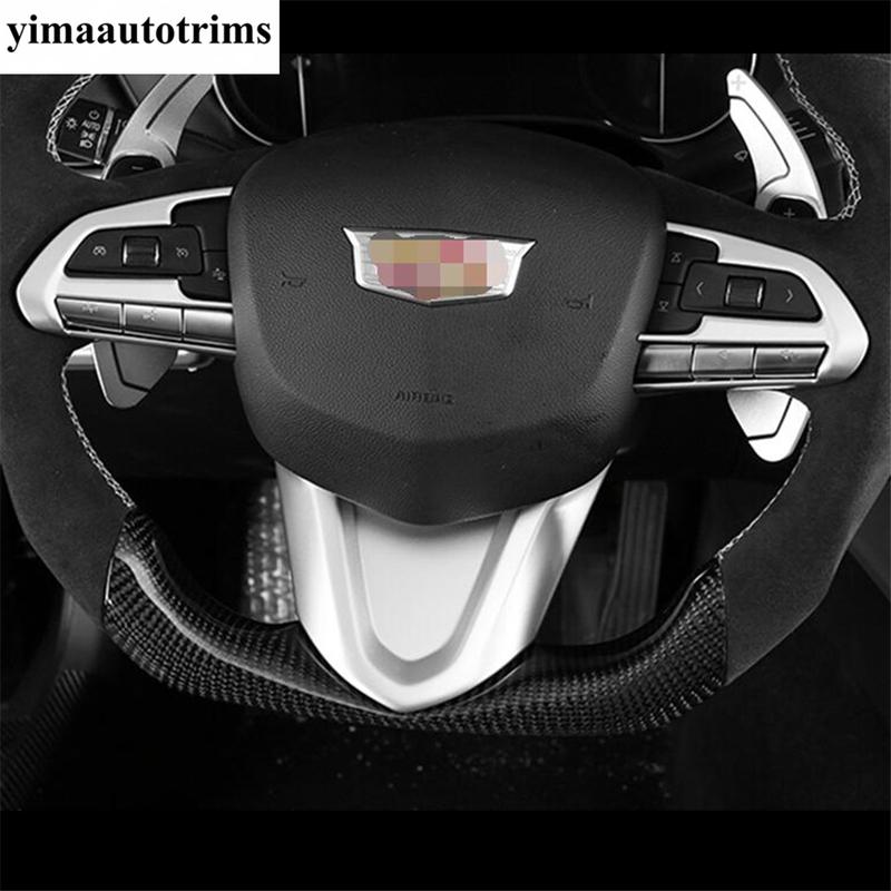ABS Matte Front Water Cup Panel / Steering Wheel / Window Lift / Handle Bowl Cover Trim Accessories For Cadillac CT4  - 2024