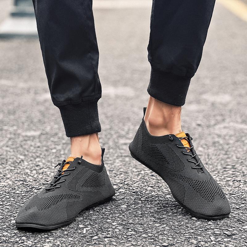 MAEDEF Mens Shoes Mesh Flats Fashion High Quality Walking Shoes Men Breathable Indoor Home Slippers Non Slip Casual Men's Shoes