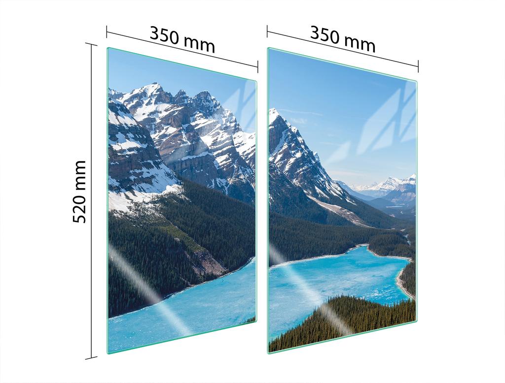 SZKLANA PŁYTA OCHRONNA DO KUCHNI 2x35x52 GÓRY