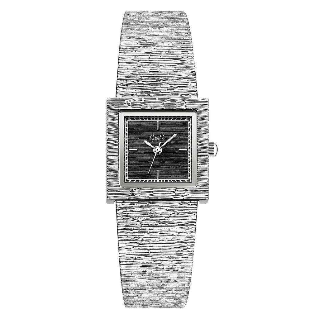 Light Luxury Women's Square Small Gold Watch Light Luxury Steel Strip Retro High End Versatile Watch Texture Quartz Watches