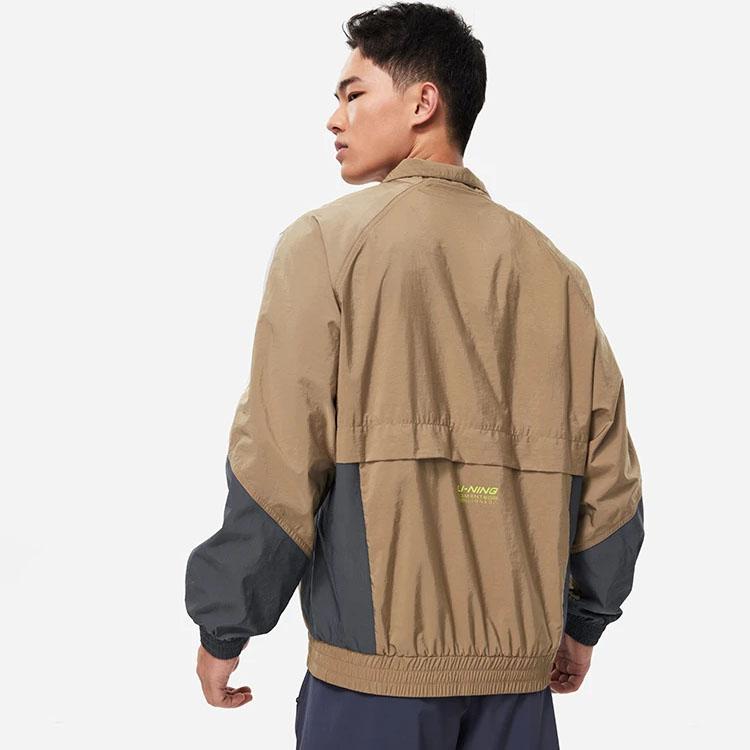 Li Ning Jacket Men's Light Chestnut Brown AFDT385-7