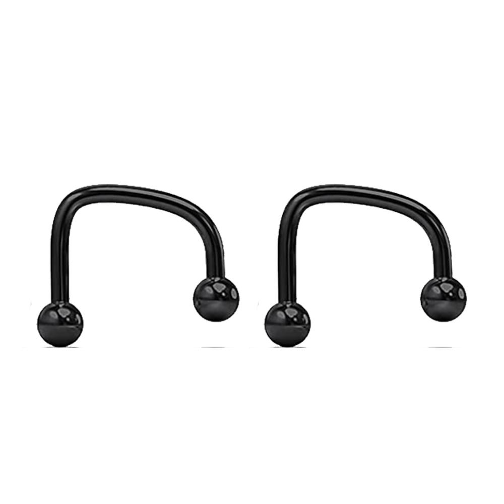 16g Lip Rings Stainless Steel Snake Bite Piercing Jewelry Labret Medusa Spiral Barbell Helix Earrings Horseshoe Septum Cartilage
