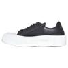 Alexander Mcqueen Deck Lace Up Plimsoll Sneakers 'Core Black White' 711098W4UB31000