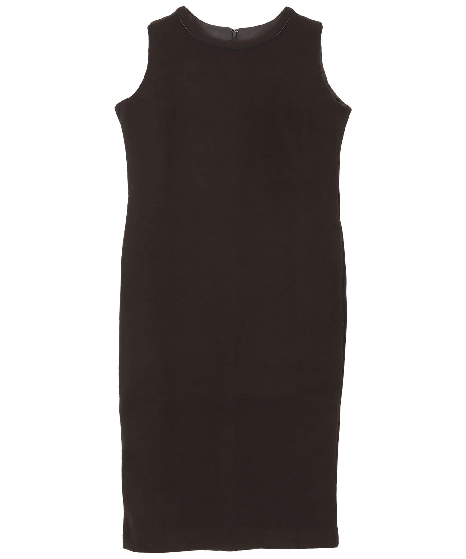 

Kobe Lettuce Piping Jumper Dress Fleece Sumikuro [E2947]