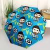 1pc Messi, Soccer Automatic Umbrella 8-Bone Design Compact Gear for Outdoor Travel, Perfect Gift for Friends or Family Yy280828169