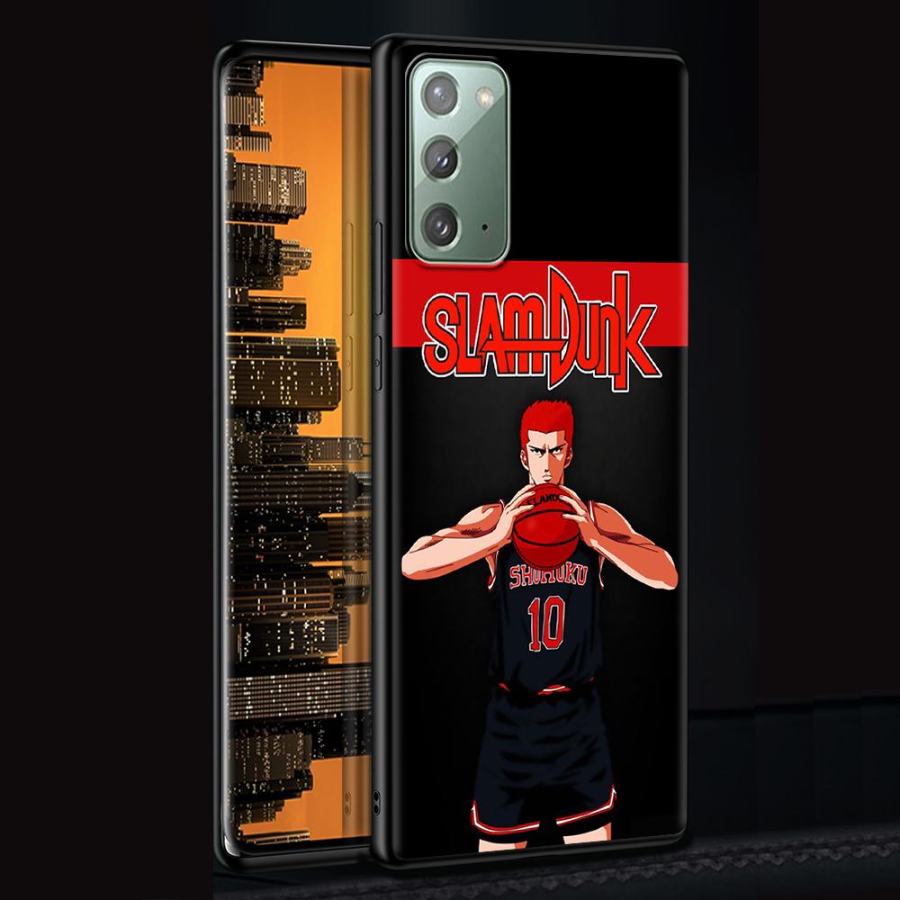

Чехол Anime Slam Dunk для Samsung Galaxy S20 FE S21 Ultra S10 Lite S10e S9 S8 Plus S7 Edge A12 5G A51 A52 черный мягкий чехол для телефона Samsung S21 Ultra
