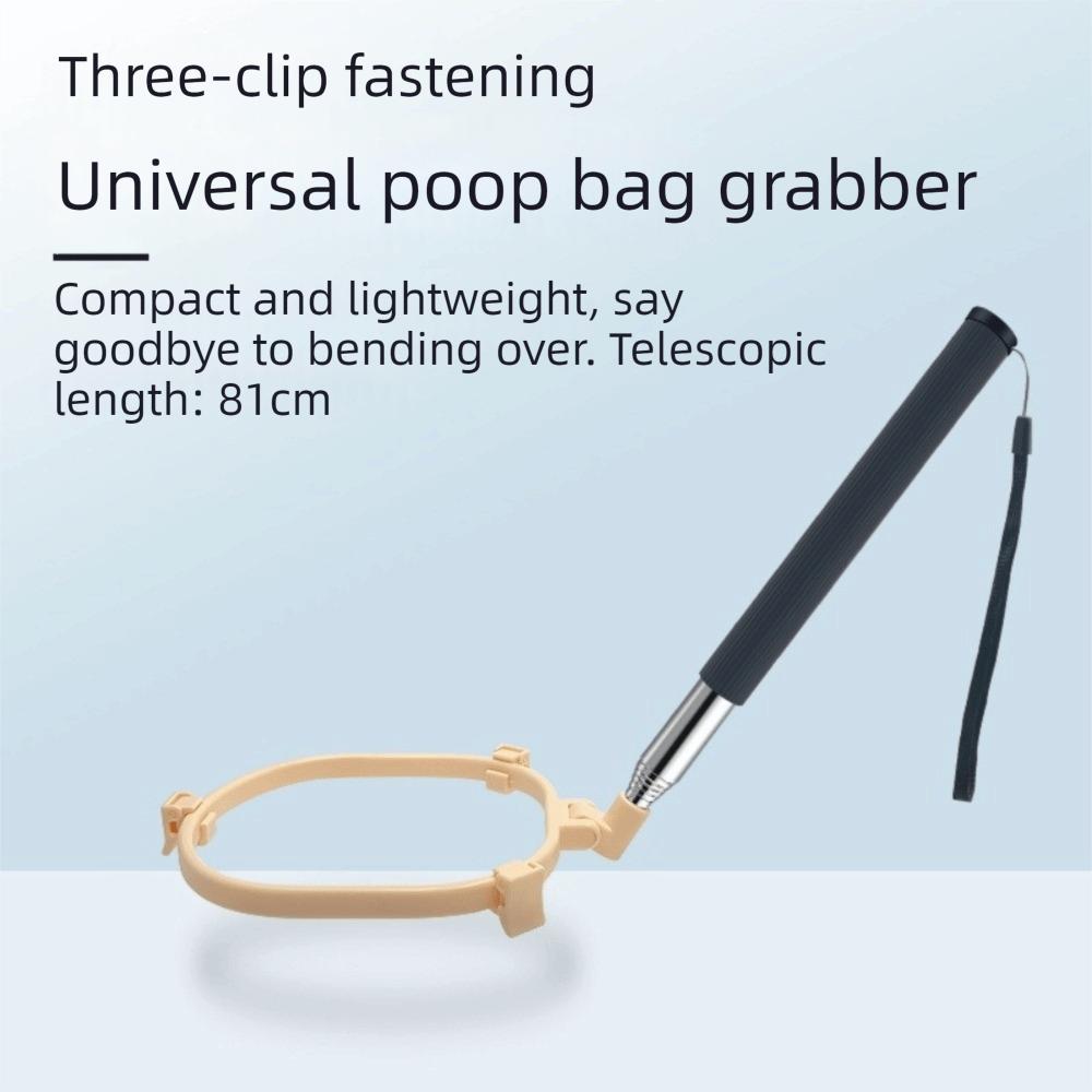Foldable Pet Poop Scooper Non-Contact Portable Dog Walking Toilet Extendable Handle Cat Cleaning Tool Park Walks