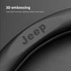 For Jeep 38CM Anti Slip Car Steering Wheel Cover Carbon Fibre Texture For Jeep Grand Cherokee Wrangler JK Gladiator Compass R