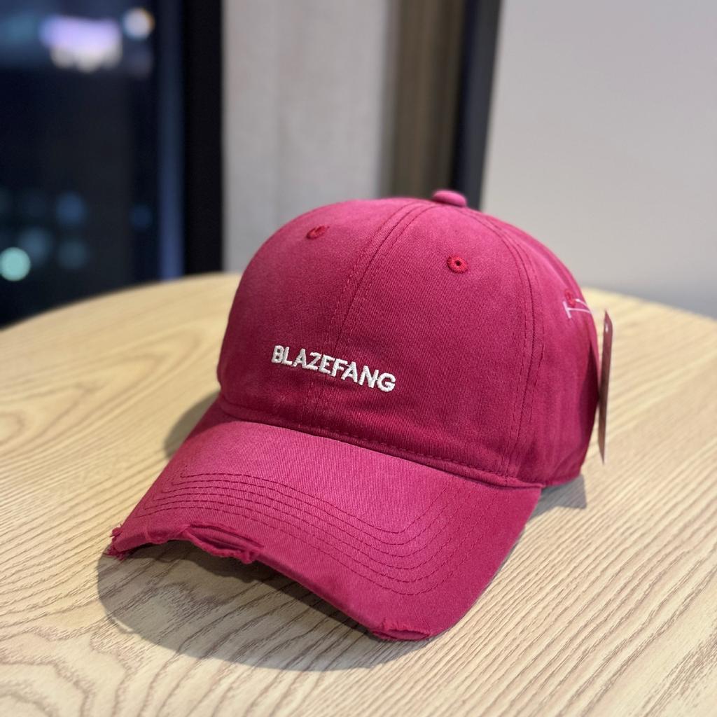 Spring and Summer New Korean-style Fashion Retro Letter Embroidered Baseball Cap for Women, Casual and Versatile, Sun-shading, Face-slimming, Trendy