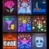 Curtain String Light Rgbic Dream Color Programmable Smart Led Window Fairy Lights For Christmas Wedding Bedroom Decor