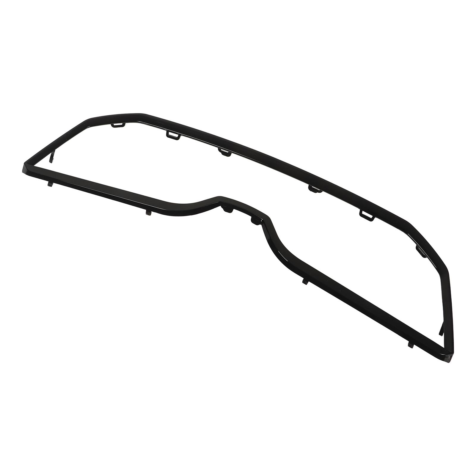 

Black Front Bumper Cover Grid Upper Trim 5E0853761AF9R Replacement for Octavia 5E Pre‑facelift 2013‑2016