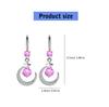 Drop Earrings Moon and Star Charm Earrings Girl Accessories Fashion Females Ear Jewelry Suitable for Party Daily Wear