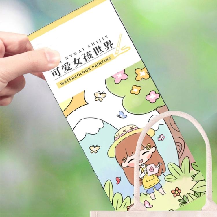 Educational Watercolor Drawing Diary Included Art Brush and Watercolor Paint For Kids Beginner Artists Outdoor Painting