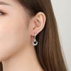 Lindon Copper Alloy Zircon Earrings Drop Earrings For Women Wedding Party Gifts