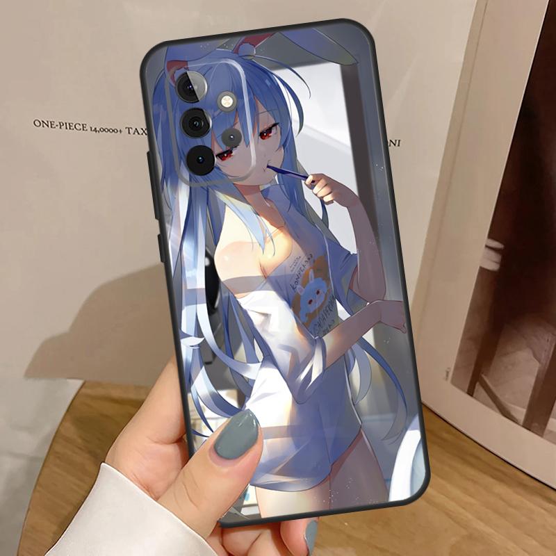 Usada Pekora Hololive Anime Case For Samsung Galaxy A15 A16 A17 A26 A36 A56 A55 A35 A52 A32 A12 A53 A33 A13 A14 A34 A54