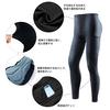[CATENA] Men's Cycling Tights, Cycling Pants, Cycling Tights with 3D Pad, Pockets, Breathable, Sweat-wicking, Quick-drying