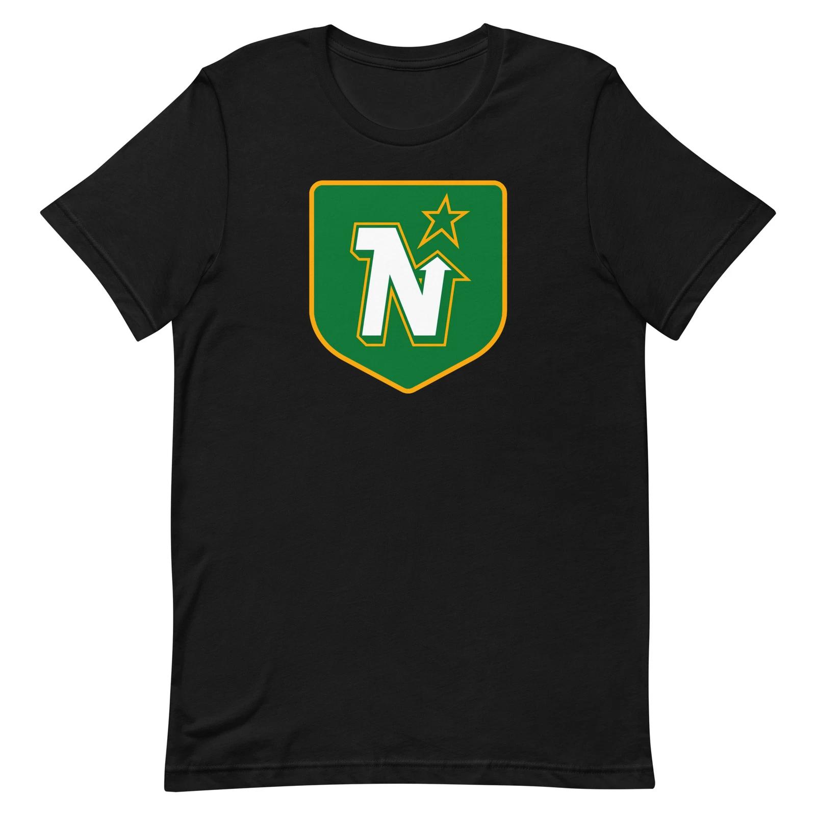 

Minnesota North Stars Hockey Club Graphic Tee Shirt Unisex 100% Cotton T-shirt Mens Tees Top 3XL