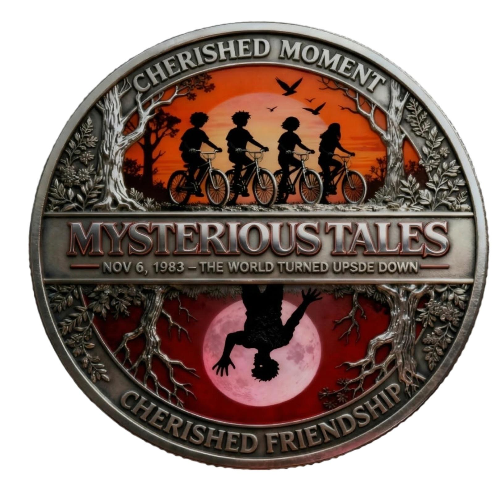 

Surrounding Metal Flat Printed Commemorative Coin