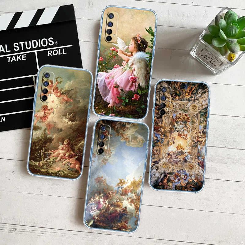 RP32 Fresco Adam Sculpture Transparent Phone Case for Motorola Moto Edge 20 30 40 50 S30 Fusion Ultra Pro Neo Lite + G200 G23