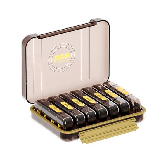 Food Grade Tablet Case Easy Access Portable Health Care Pill Organizer