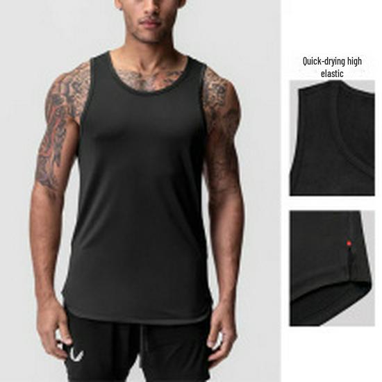 Men's Quick-Dry Sports Shorts with Invisible Zipper Pockets for Track and Field