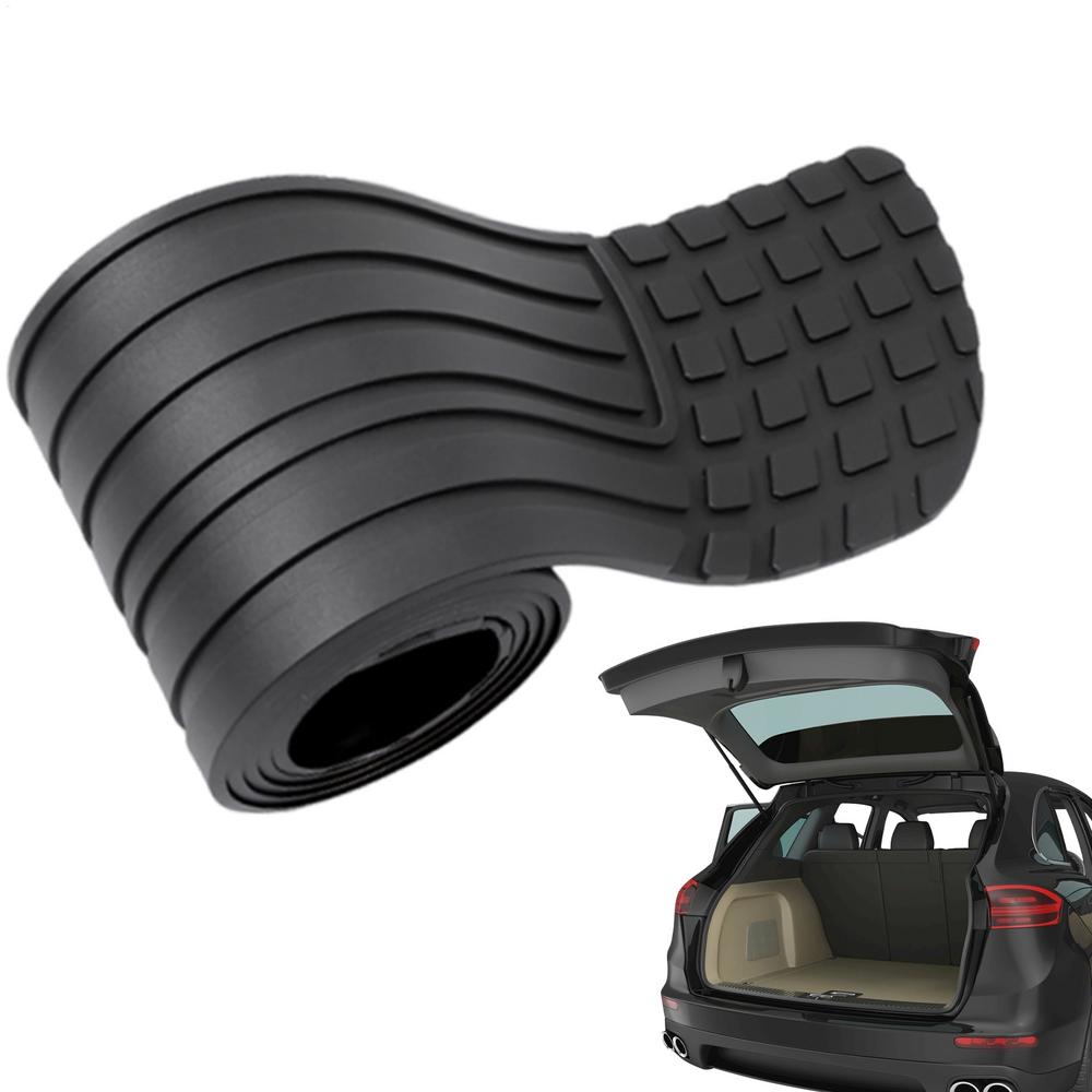 Rear Bumper Guard PVC Rubber Protector Strip Car Trunk Door Sill Plate Protector For Bumper Reinforcement Decoration