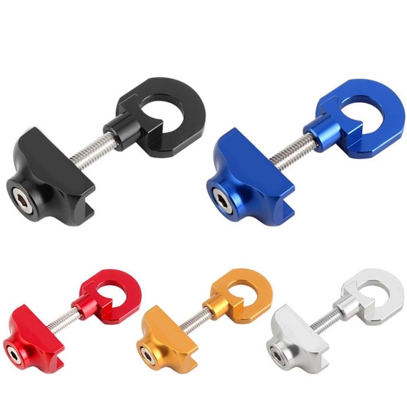 Bicycles Chain Adjuster Tensioner Fastener Aluminum Alloy Bike Chain Fastener Bike Bolt Screw for Single Speed Bicycles