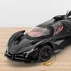 1:24 Apollo Projekt EVO Legierung Sportwagen Modell Druckguss Metall Konzept Rennwagen Fahrzeugmodell Ton und Licht Kinderspielzeug Geschenk