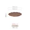 Acacia Wood Cake Plate Glass Cover Display Tray Refreshments Tray Dessert Plates Pastry Plate Fruit Dish Decorative Plates Bowl