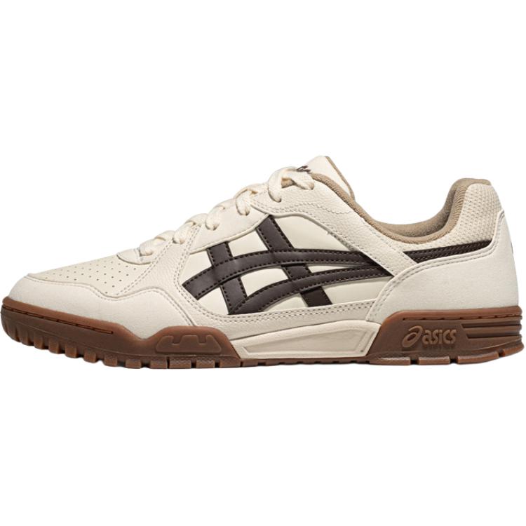 Asics Court Mz 3.0 Comfortable Fashion Durable Breathable Low-Top Sneakers Unisex Sneakers Beige Brown 1203A870-250
