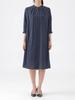 Transwork Washable Spirit Geometric Print Dress Size 40 Blue U1J03510__ (20)