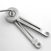 Sturdy Zinc Alloy Soft Close Hinges Accessory for Toy Box Chest Adjustable Lid Stay Tension Safe Smooth Closures 2PCS