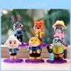 Zootopia Pvc Animal Characters Figures Set With Articulated Joints For Collectors And Kids